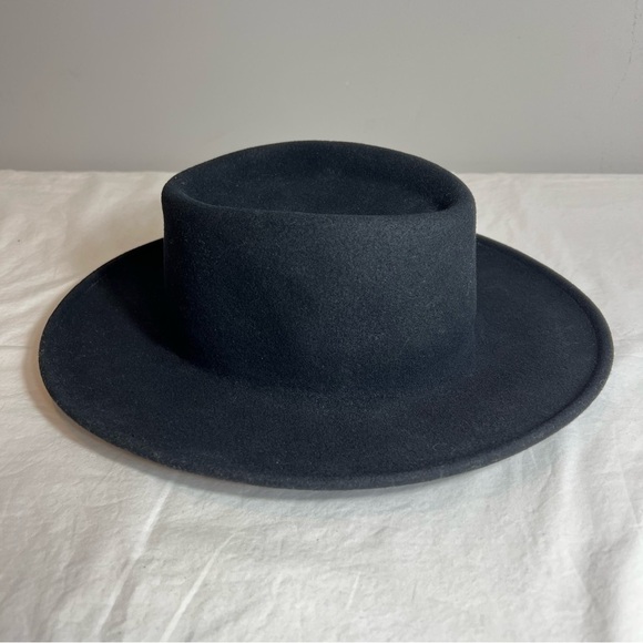 Bounty Hunter hats, Wilmington, North Carolina, black felt hat small - Picture 3 of 11